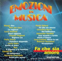 EMOZIONI IN MUSICA - FA CHE SIA AMORE