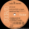 LUCIO BATTISTI, LA BATTERIA, IL CONTRABBASSO, ECCETERA