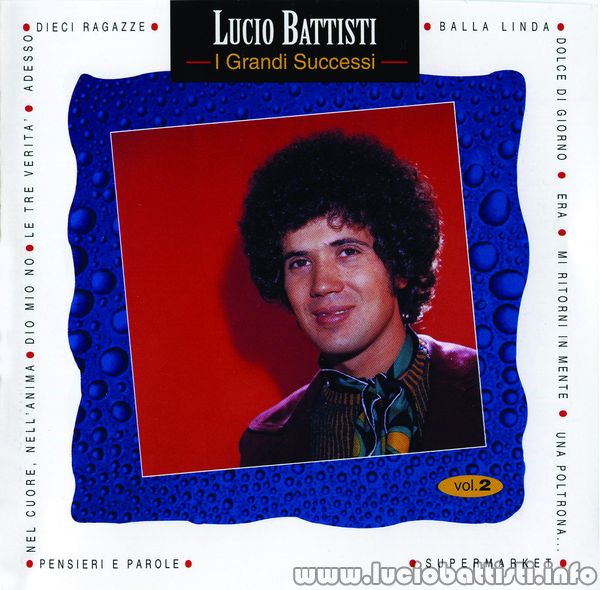 I GRANDI SUCCESSI DI LUCIO BATTISTI VOL. 2